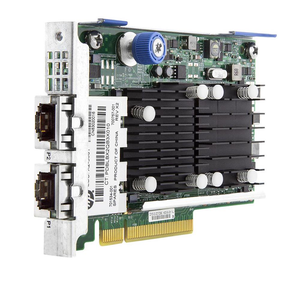700759R-B21 HP FlexFabric 533GLR-T Dual Port 10Gbps PCI-Express 2.0 Ethernet Adapter