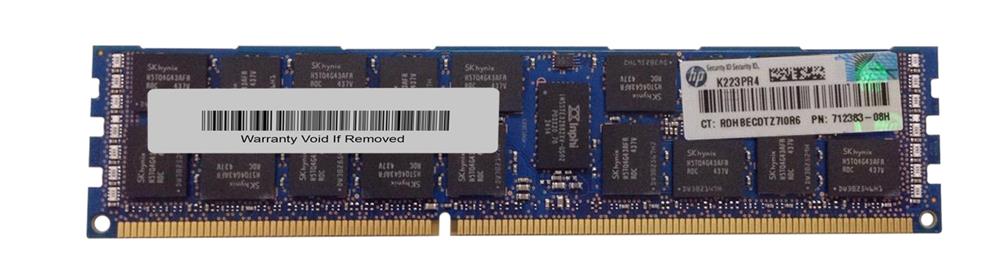 712383-08H HP 16GB PC3-14900 DDR3-1866MHz ECC Registered CL13 240-Pin DIMM Dual Rank Memory Module