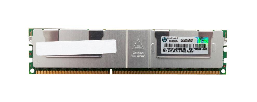 712384-081 HP 32GB PC3-14900 DDR3-1866MHz ECC Registered CL13 240-Pin Load Reduced DIMM Quad Rank Memory Module