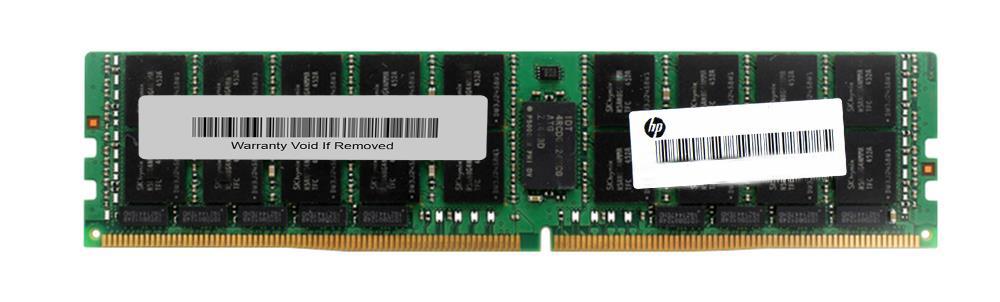 726724-S21 HP 64GB PC4-17000 DDR4-2133MHz ECC Registered CL15 288-Pin Load Reduced DIMM 1.2V Quad Rank Memory Module