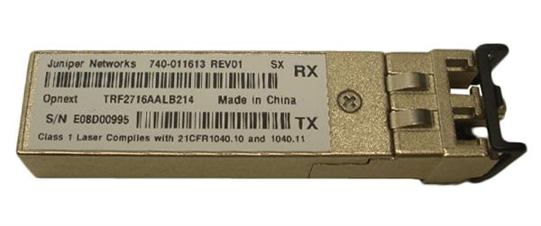 740-011613 Juniper 1Gbps 1000Base-SX Multi-Mode Fiber 550m 850nm Duplex LC Connector SFP Transceiver Module (Refurbished)