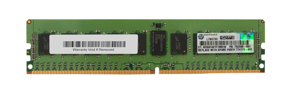 752368-081 HP 8GB PC4-17000 DDR4-2133MHz ECC Registered CL15 288-Pin DIMM 1.2V Single Rank Memory Module