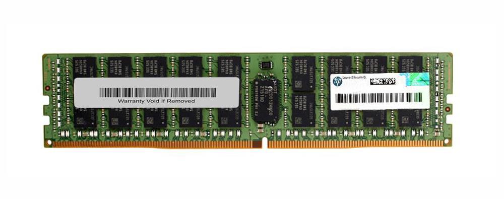 752639-181 HP 16GB PC4-17000 DDR4-2133MHz Registered ECC CL15 288-Pin DIMM 1.2V Dual Rank Memory Module