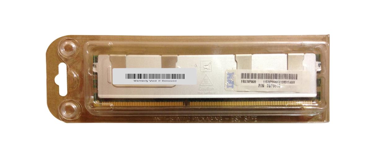 78P0639 IBM 16GB PC3-8500 DDR3-1066MHz ECC Registered CL7 240-Pin DIMM 1.35V Low Voltage Quad Rank Memory Module