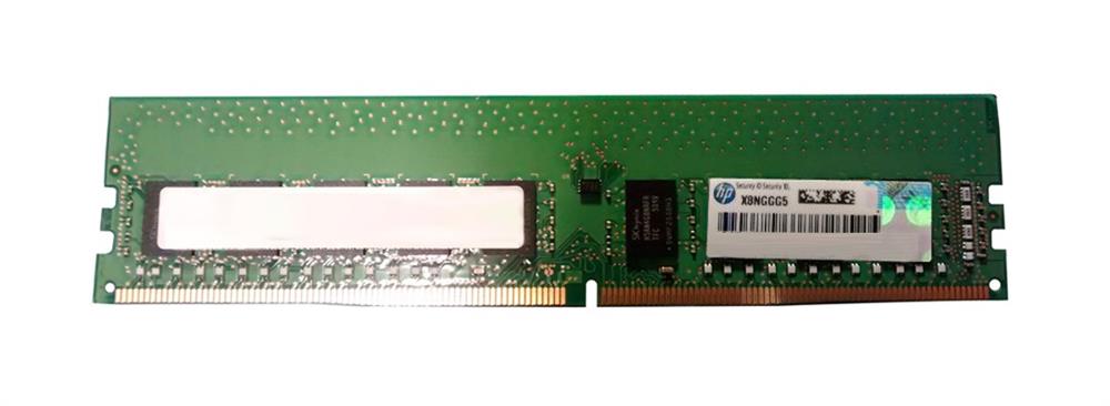 819800-001 HP 8GB PC4-17000 DDR4-2133MHz ECC Unbuffered CL15 288-Pin DIMM 1.2V Dual Rank Memory Module