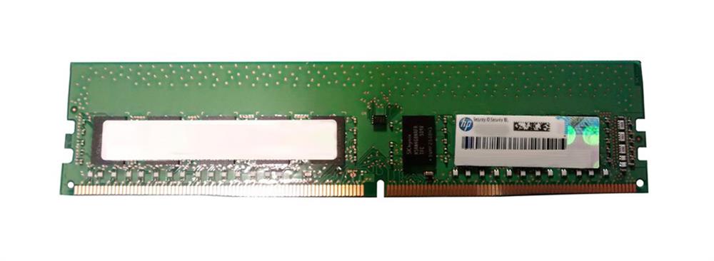 840818-001 HP 16GB PC4-17000 DDR4-2133MHz ECC Unbuffered CL15 288-Pin DIMM 1.2V Dual Rank Memory Module