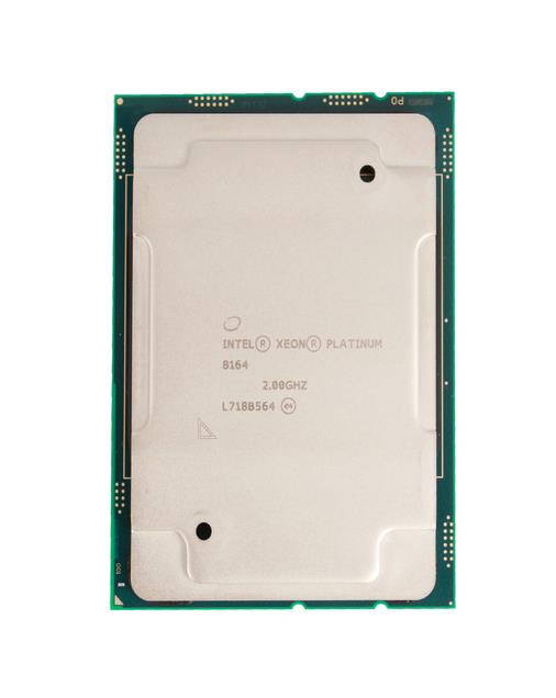 870976-L21 HPE 2.00GHz 10.40GT/s UPI 35.75MB L3 Cache Intel Xeon Platinum 8164 26-Core Processor Upgrade for DL360 Gen10 Server