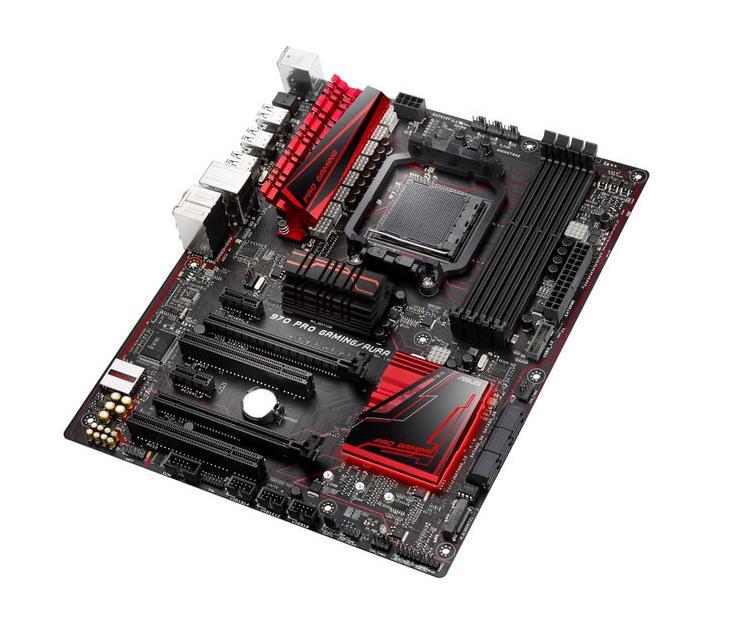 970 PRO GAMING/AURA Asus Socket AM3+ AMD 970/SB950 Chipset AMD AM3+ FX/ Phenom II/ Athlon II/ Sempron 100 Series Processors Support DDR3 4x DIMM 6x SATA 6.0Gb/s ATX Motherboard (Refurbished)