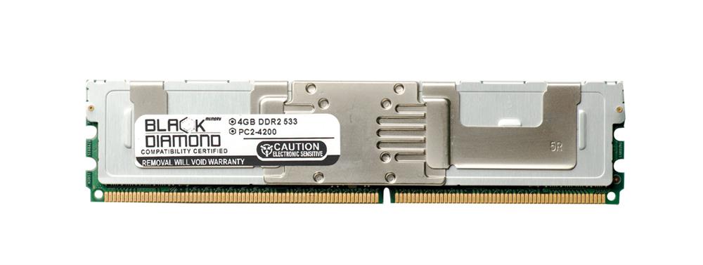 BD4G533MDF17 Black Diamond 4GB PC2-4200 DDR2-533MHz ECC Fully Buffered CL4 240-Pin DIMM Memory Module