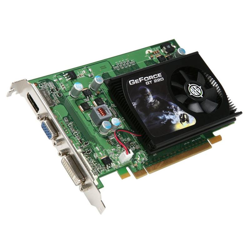 BFGEGT2201024D2BE BFG GeForce GT 220 1GB 128-Bit DDR2 PCI Express 2 x16 HDCP Ready Video Graphics Card