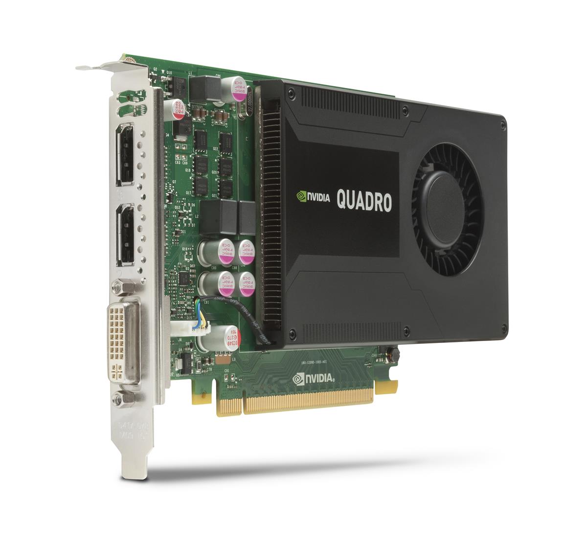 C2J93AT-A1 HP Nvidia Quadro K2000 2GB GDDR5 PCI-Express x16 Dl-DVI+2xdp Video Graphics Card