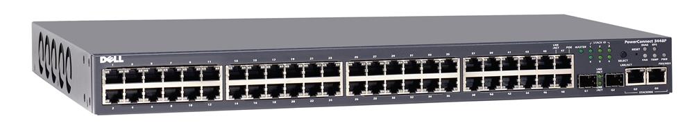 C5537 Dell PowerConnect 3448P 48-Ports 10/100 Base-T Poe Managed Switch (Refurbished)