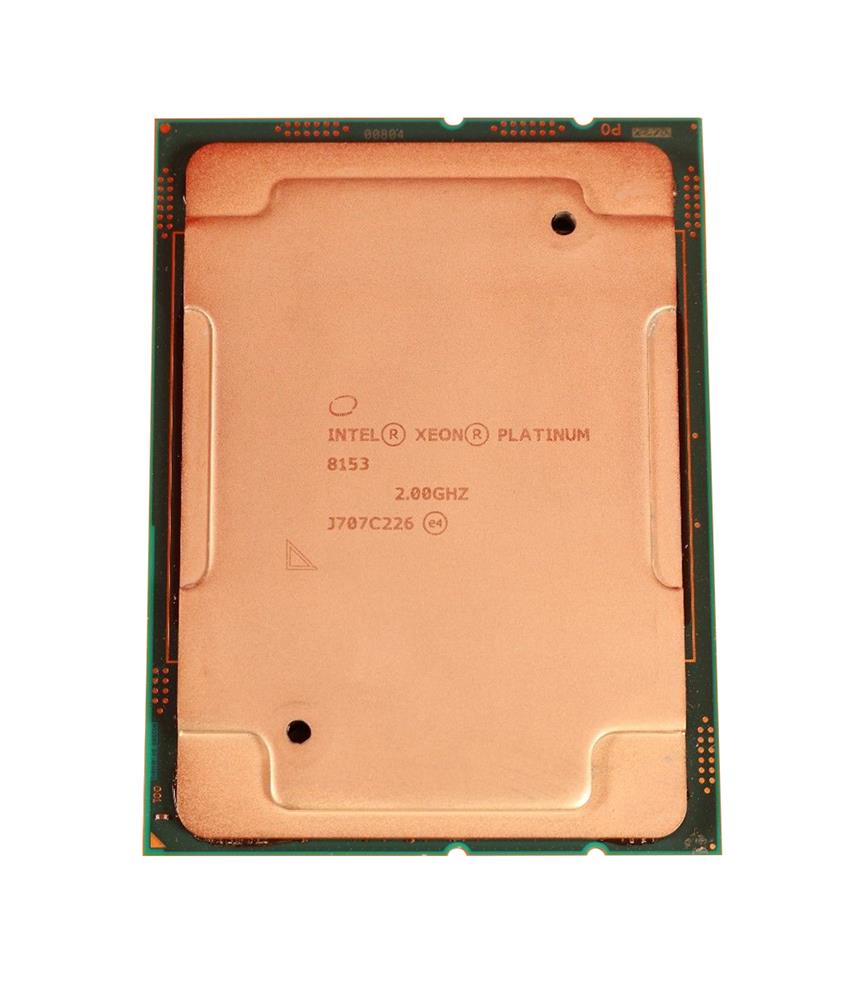 CD8067303408900 Intel Xeon Platinum 8153 16-Core 2.00GHz 10.40GT/s UPI 22MB L3 Cache Socket LGA3647 Processor