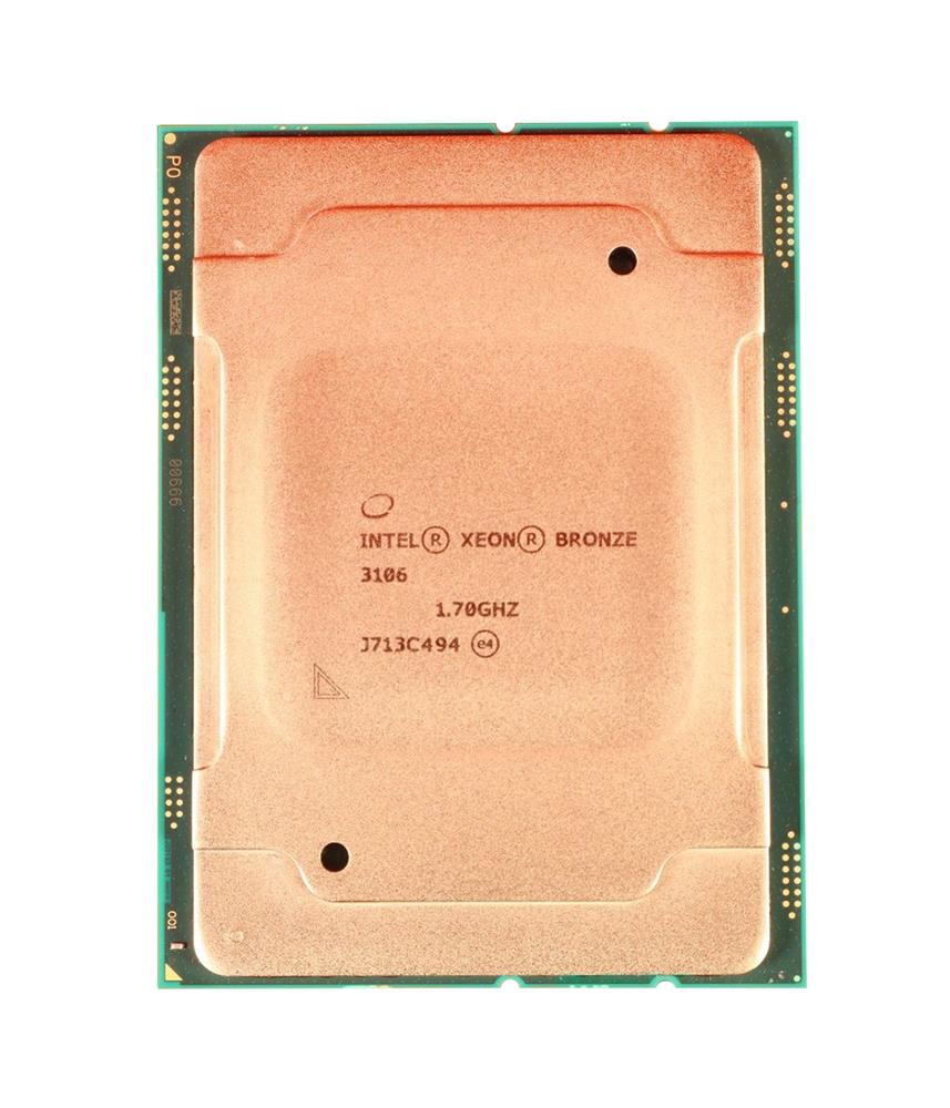 CD8067303561900 Intel Xeon Bronze 3106 8-Core 1.70GHz 9.60GT/s UPI 11MB L3 Cache Socket LGA3647 Processor
