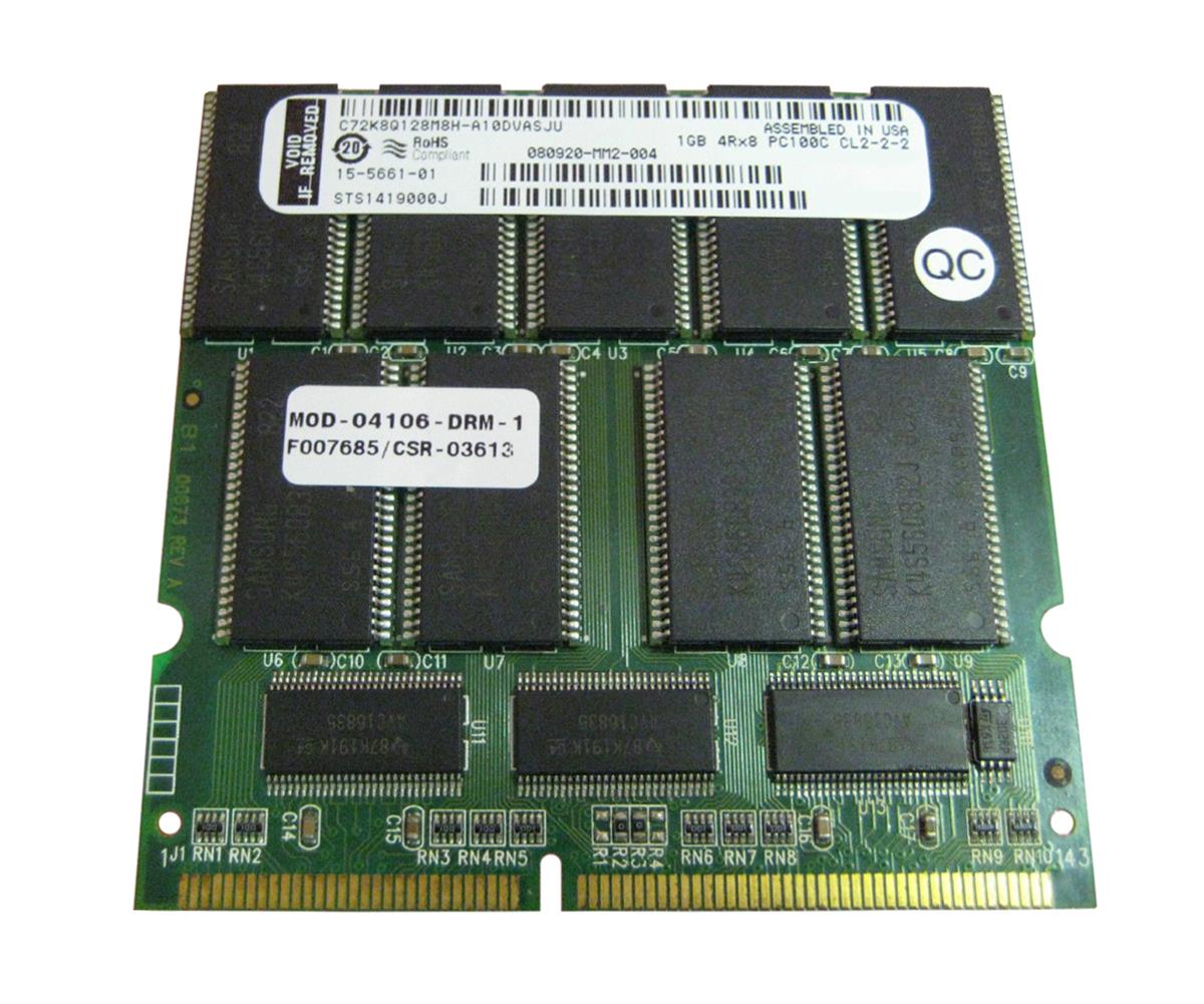 M4L-PC1333ED1D825S-1G M4L Certified 1GB 333MHz DDR PC2700 ECC CL2.5 200-Pin Dual Rank x8 SoDimm