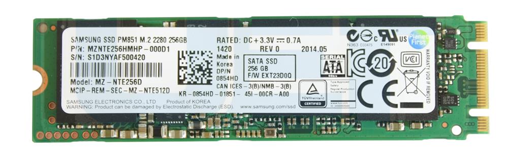 CN-0854HD Dell 256GB TLC SATA 6Gbps M.2 2280 Internal Solid State Drive (SSD)