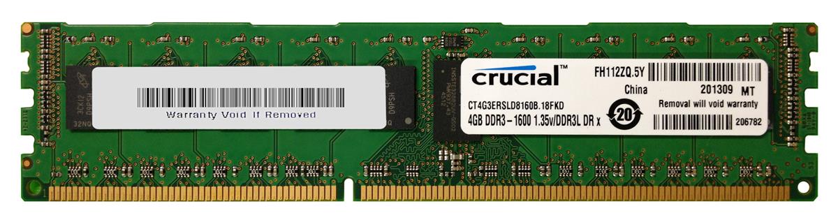 3D-14D325R28807-4G 4GB Module DDR3 PC3-12800 CL=11 Registered ECC w/Parity DDR3-1600 Dual Rank, x8 Low Voltage 1.35V 512Meg x 72 for SuperMicro H8QG7 -LN4F Motherboard n/a