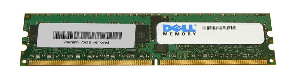 D2696 Dell 2GB PC2-3200 DDR2-400MHz ECC Registered CL3 240-Pin DIMM Dual Rank Memory Module