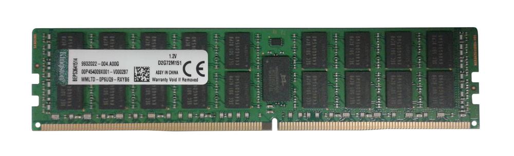 D2G72M151 Kingston 16GB PC4-17000 DDR4-2133MHz ECC Registered CL15 288-Pin DIMM 1.2V Dual Rank Memory Module