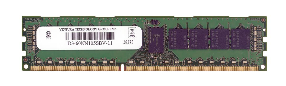 D3-60NN105SBV-11 Ventura 8GB PC3-12800 DDR3-1600MHz ECC Registered CL11 240-Pin DIMM Memory Module