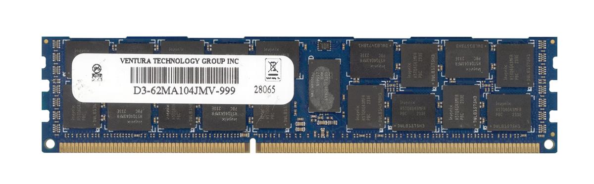 D3-62MA104JMV-999 Ventura 16GB PC3-10600 DDR3-1333MHz ECC Registered CL9 240-Pin DIMM Dual Rank Memory Module