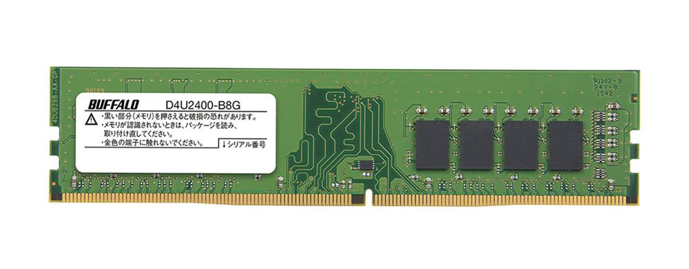 D4U2400-B8G Buffalo 8GB PC4-19200 DDR4-2400MHz non-ECC Unbuffered CL17 288-Pin DIMM 1.2V Dual Rank Memory Module