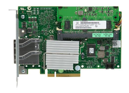 D90PG Dell PERC H800 512MB NV Cache SAS 6Gbps PCI Express 2.0 x8 0/1/5/6/10/50/60 RAID Controller Card