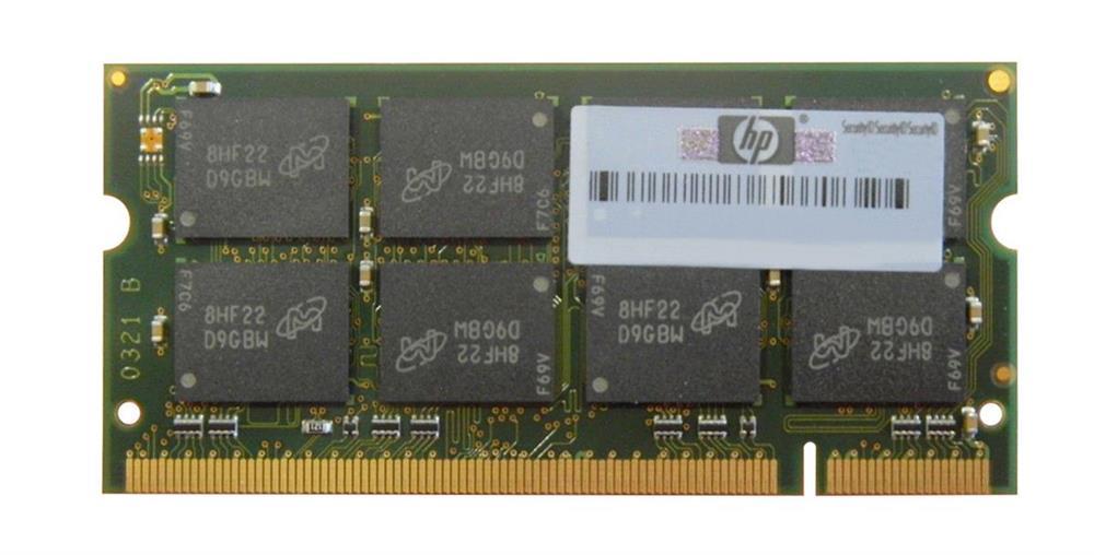 DE534AV HP 1GB PC2700 DDR-333MHz non-ECC Unbuffered CL2.5 200-Pin SoDimm Memory Module