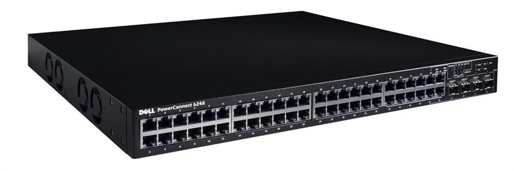 DE6248 Dell PowerConnect 6248 48-Ports 10/100/1000 Gigabit Switch (Refurbished)