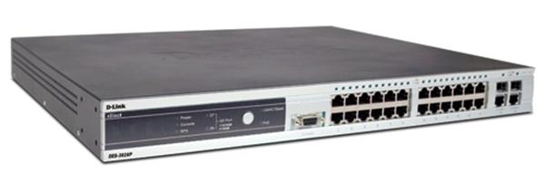 DES-3828P D-Link 24-Ports 10/100 Stackable 4-Gigabit Ports + 2cmb Sfp PoE Switch (Refurbished)