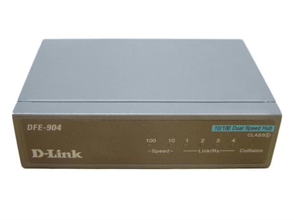 DFE-904 D-Link Ethernet Hub 4 x , 1 x Ethernet Hub