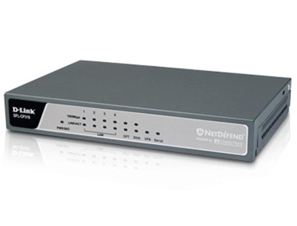 DFL-CP310 D-Link VPN/Firewall 4x 10/100Base-TX LAN, 1x 10/100Base-TX WAN, 1x 10/100Base-TX DMZ (Refurbished)