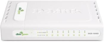 DGS-1008DE D-Link 8-Ports Gigabit Ethernet Switch Auto Uplink Layer2 (Refurbished)
