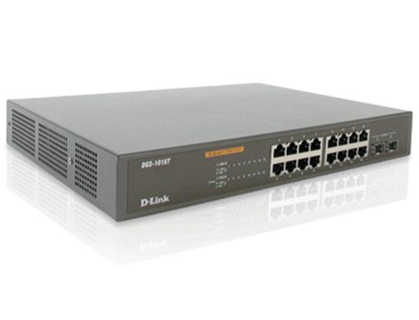 DGS-1016TG D-Link 16-Ports 10/100/1000t Gigabit Ethernet Switch (Refurbished)