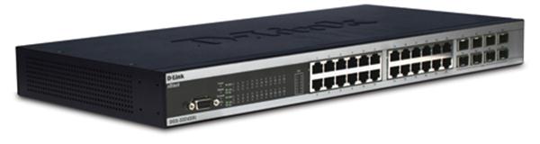 DGS-3324SRI D-Link 24-Ports 10/100/1000 + 8 Combo SFP 10gig Stacking Switch (Refurbished)
