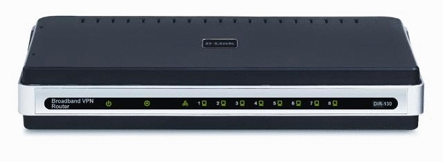 DIR-130 D-Link Ethernet VPN Router 8-Ports 10/100 Ethernet Switch (Refurbished)