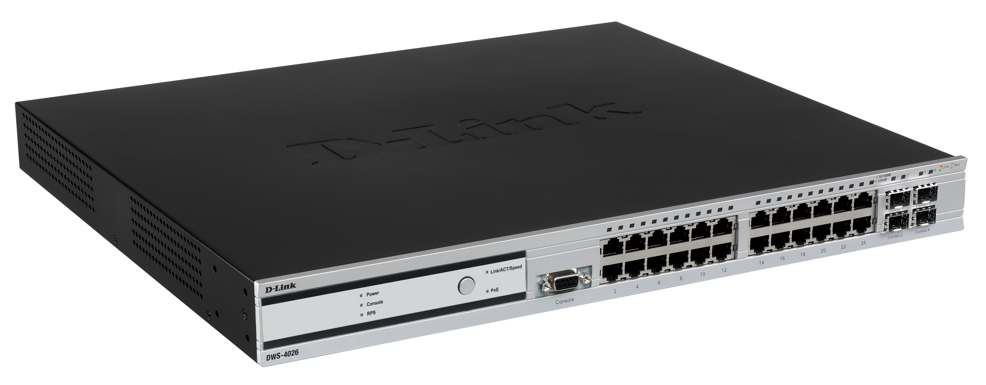 DWS-4026 D-Link MGD 24-Ports GE L2+ PoE Unified Wireless Switch (Refurbished)