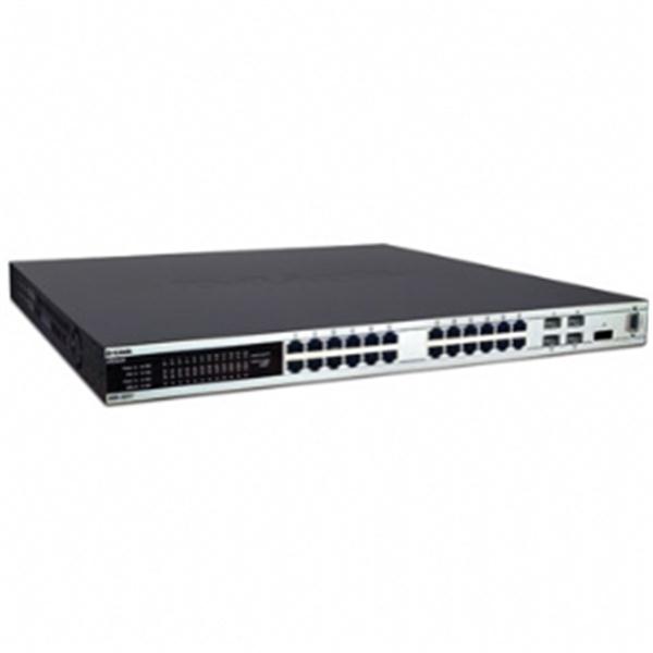 DXS-3227 D-Link 24-Ports Gigabit Wireless-Ready Switch + (4) Combo SFP Ports + (1) Fixed XFP Port + (2) Optional 10-Gig Copper/Fiber Uplinks (Refurbished)