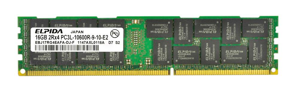 3D-PC31333LR4-16G 16GB 1333MHz DDR3 PC3-10600 Reg ECC CL9 240-Pin Dual Rank x4 1.35V Low Voltage LRDIMM (P/N)