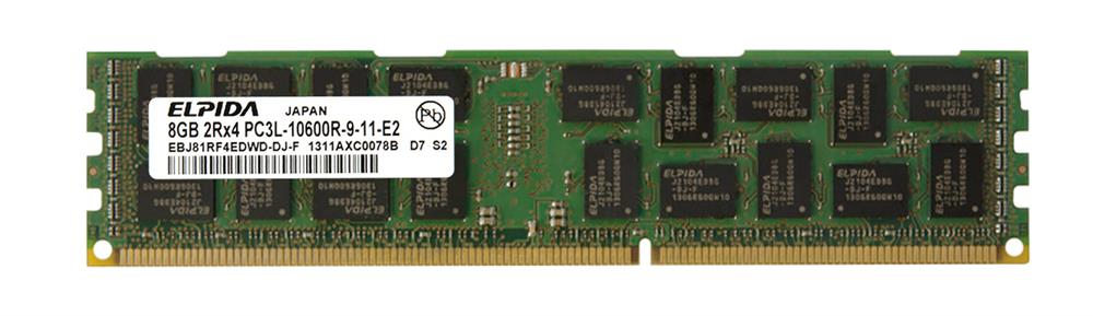 3D-PC31333RD3D49DL-8G 8GB 1333MHz DDR3 PC3-10600 Reg ECC CL9 240-Pin Dual Rank x4 1.35V Low Voltage DIMM (P/N)