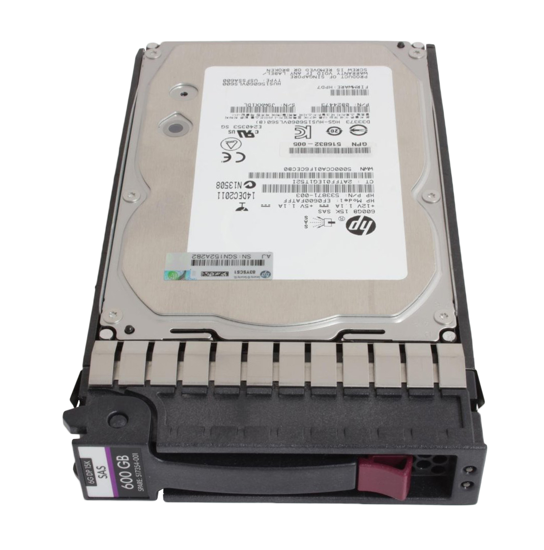 EF0600FATFFSC HP 600GB 15000RPM SAS 6Gbps Dual Port Hot Swap 3.5-inch Internal Hard Drive