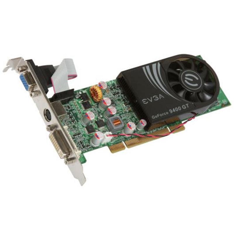 EV10X9400GT2 EVGAGeForce 9400 GT 512MB 64-Bit DDR2 PCI Express 2.0 x16 HDCP Ready Video graphics Card