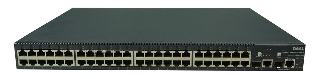 F0318 Dell PowerConnect 3348 48-Ports 10/100 + 2x SFP + 2x 10/100/1000 Fast Ethernet Managed Switch (Refurbished)