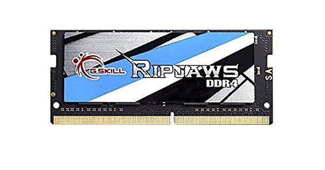 F4-2133C15S-8GRSB G.Skill Ripjaws 8GB PC4-17000 DDR4-2133MHz non-ECC Unbuffered CL15 (15-15-15-36) 260-Pin SoDimm Memory Module for Extreme Performance Notebook 