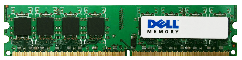 F9191 Dell 1GB PC2-5300 DDR2-667MHz non-ECC Unbuffered CL5 240-Pin DIMM Dual Rank Memory Module