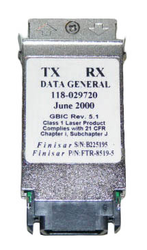 FTR-8519-5 Finisar 2.5Gbps 1000Base-SX Multi-mode Fiber 550m 850nm SC Connector GBIC Transceiver Module