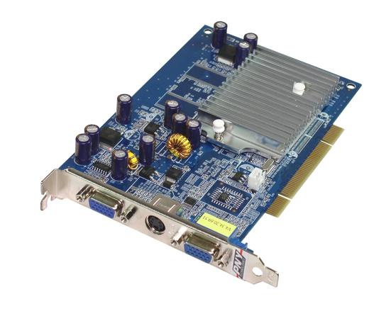 GF05500PUD110PB PNY GeForce FX 5500 128MB 64-bit DDR PCI Video Graphics Card