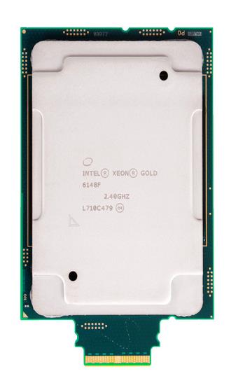 Gold 6148F Intel Xeon Gold 20-Core 2.40GHz 10.40GT/s UPI 27.5MB L3 Cache Socket LGA3647 Processor
