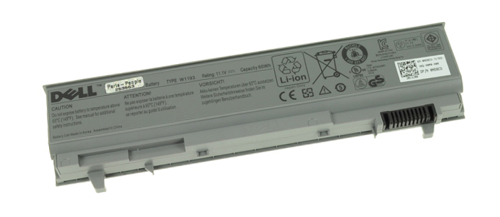 H3K5802 Dell 6-Cell 60WHr Lithium-Ion Battery for Latitude E6410, E6510 Laptops, Precision M4500 Mobile WorkStations (Refurbished)