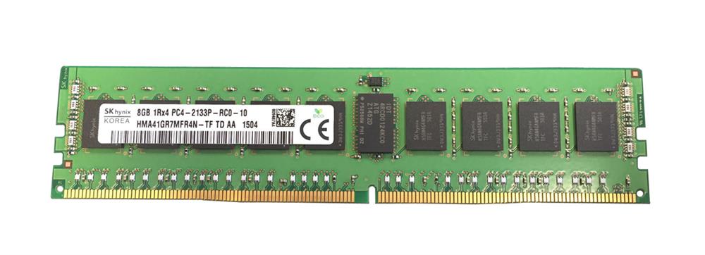 HMA41GR7MFR4N-TFTD-AA Hynix 8GB PC4-17000 DDR4-2133MHz ECC Registered CL15 288-Pin DIMM 1.2V Single Rank Memory Module